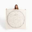 Constellation - Southern Hemisphere@woman holding the constellation - southern hemisphere midi mat 