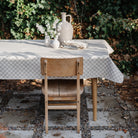 Rook / 8 Foot@Rook Tablecloth outside with decor