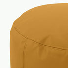 Saffron@corner detail of a circle pouf
