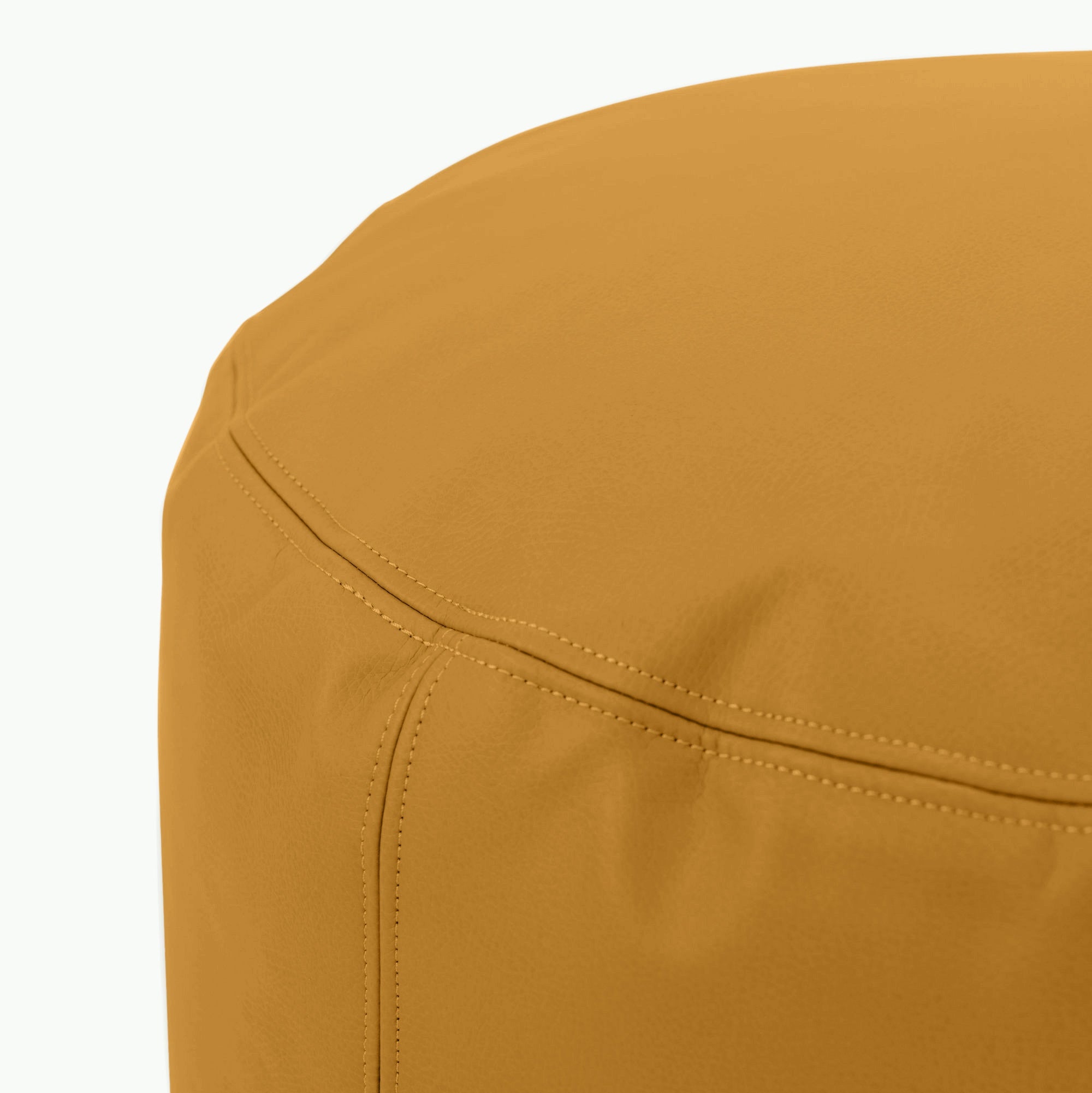 Saffron@corner detail of a circle pouf