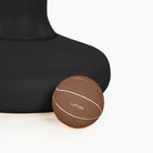 Raven@close up of included basketball for hoop