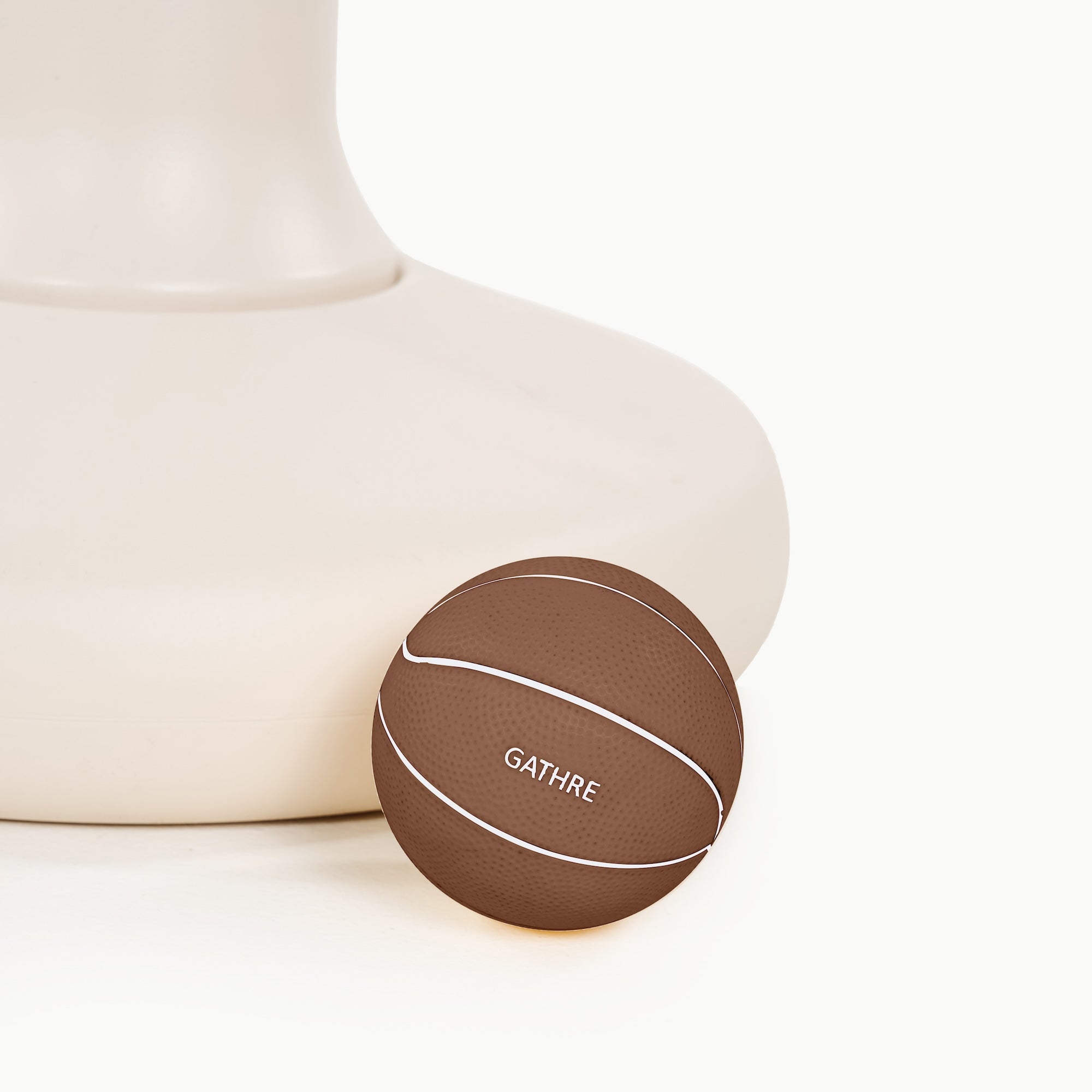 Ivory@ivory basketball hoop with close up of ball