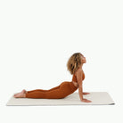 Blanc (on sale)@Woman doing yoga on the Large Blanc Home Mat