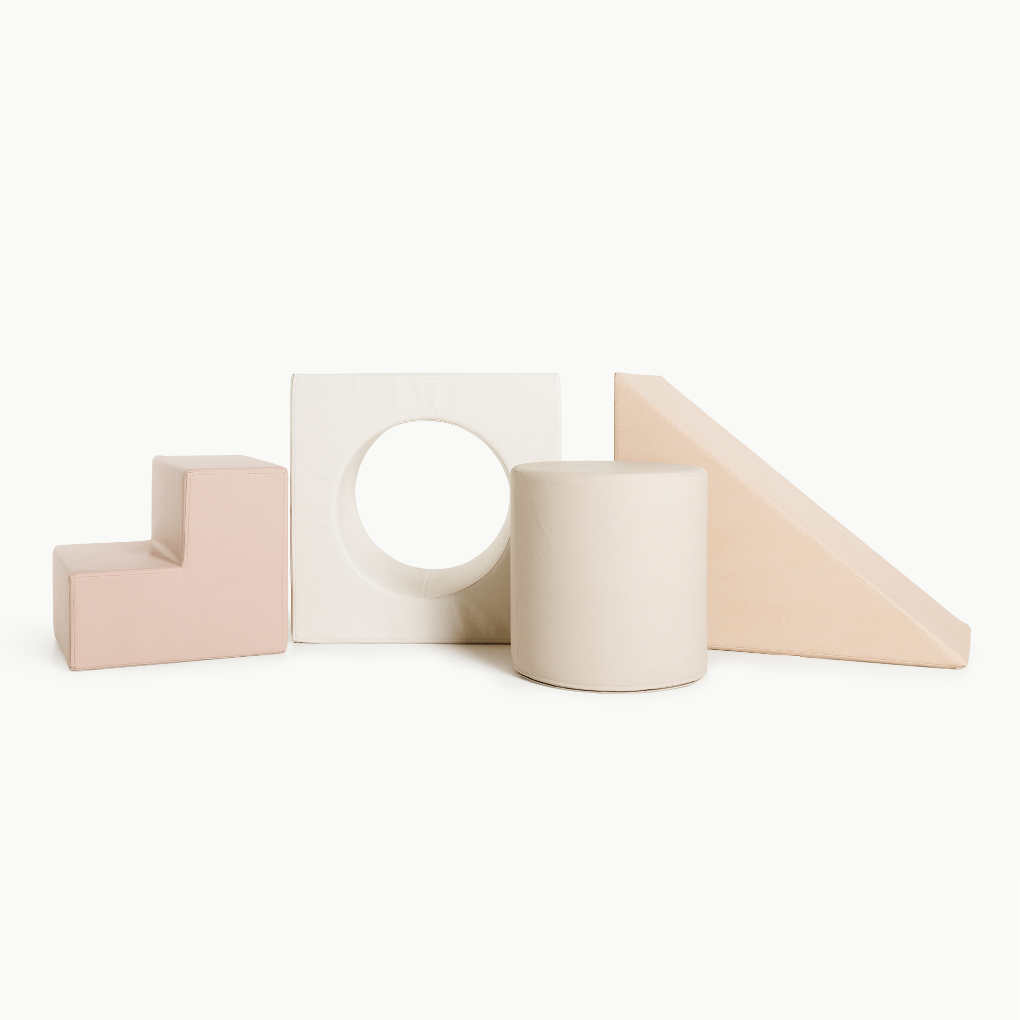 Tulle • Untanned • Millet • Ivory@the tulle block playset