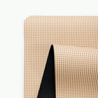 Bronze Check (on sale)@Bronze Check medium home mat folded