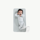 Dawn (on sale)@Overhead of baby laying on the Dawn Micro+ Mat