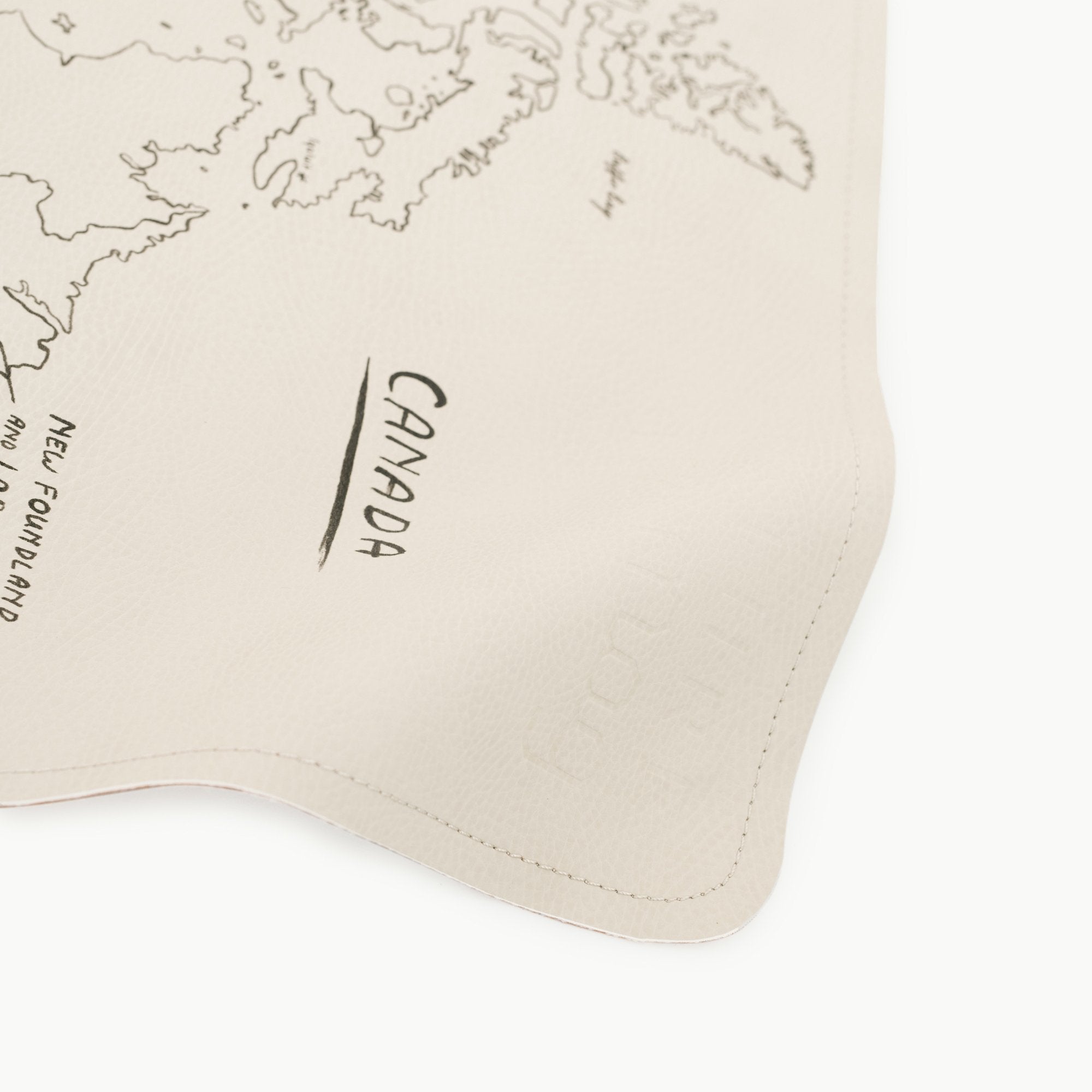 Canada Map (on sale)@Gathre deboss detail on the Canada Map Mini+ Mat