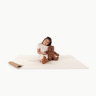 Camel • Ivory / Square@Little girl playing on mat