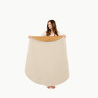 Fog • Camel@woman holding up a fog • camel gathre double sided mat