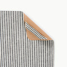 Stone Stripe / 6 Foot@Folded corner on stone stripe table cloth