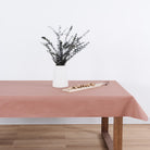 Sienna (on sale) / 8 Foot@sienna tablecloth on table 