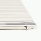 Pencil Stripe (on sale) / Square@zipper detail on pencil stripe padded mini