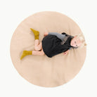 Untanned (on sale)@Overhead of girl laying on Padded Midi Circle