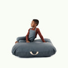 Nightfall (on sale) / Square@Kid sitting on the Nightfall Square Floor Cushion