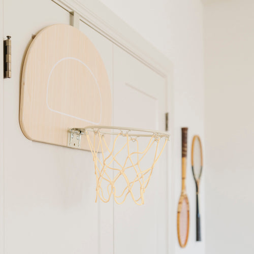 Ivory@Doorway basketball hoop designed for indoor play at home