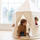 Ivory@Kids playing in Ivory Play Tent