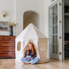 Ivory@Kids playing in Ivory Play Tent