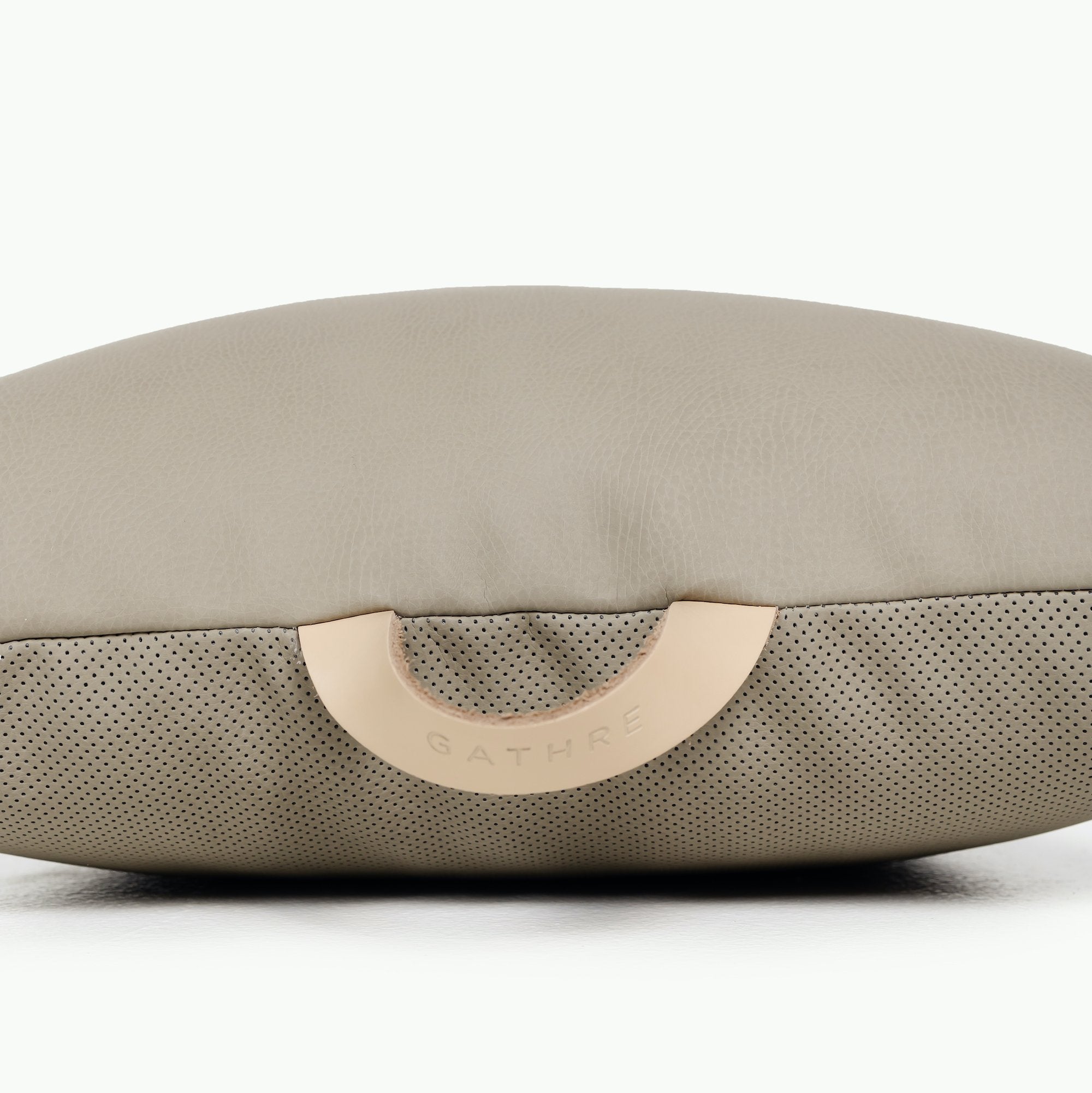 Grove (on sale) / Square@Handle detail of the Grove Square Floor Cushion