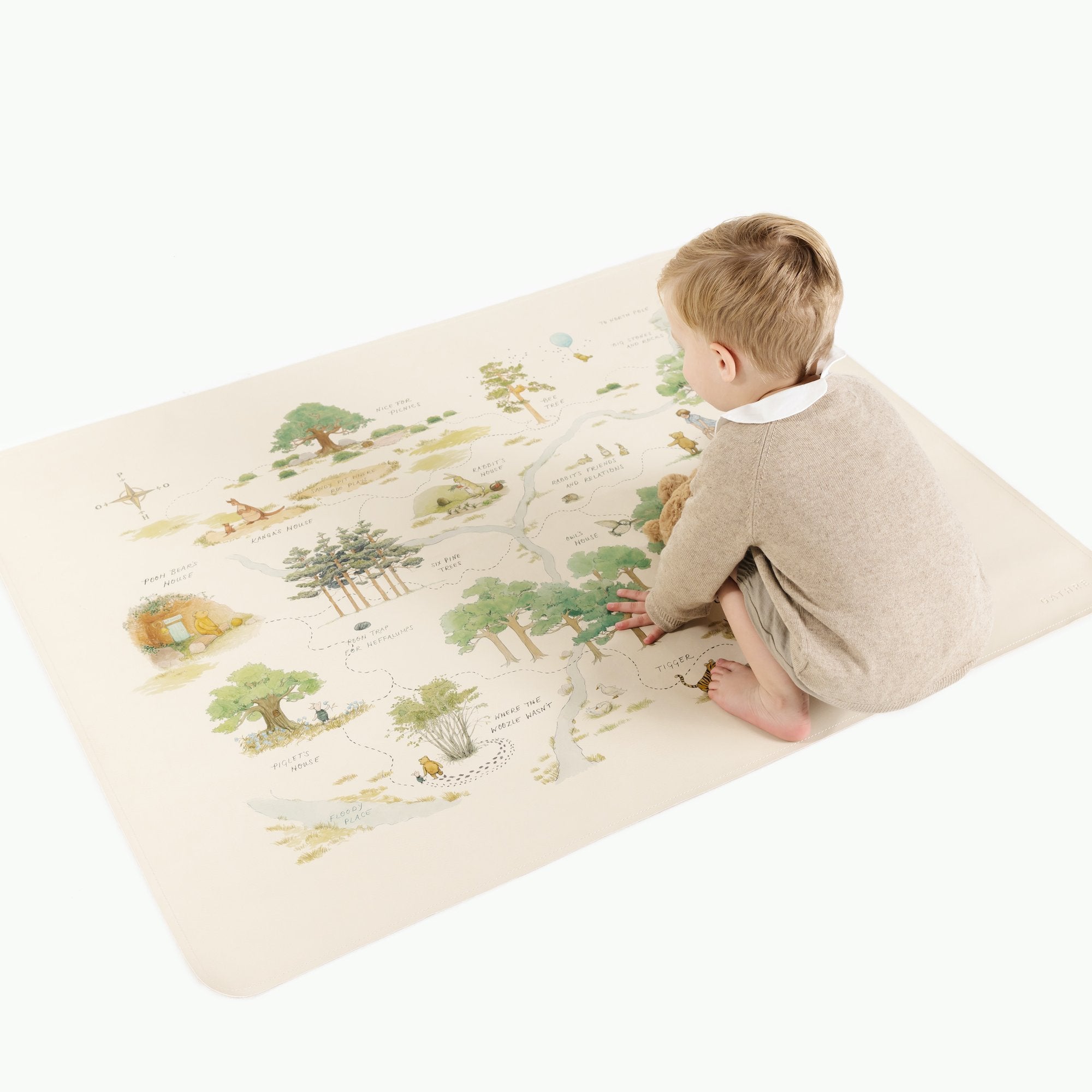 Hundred Acre Wood (on sale)@Kid playing on the Hundred Acre Wood Mini+ Mat