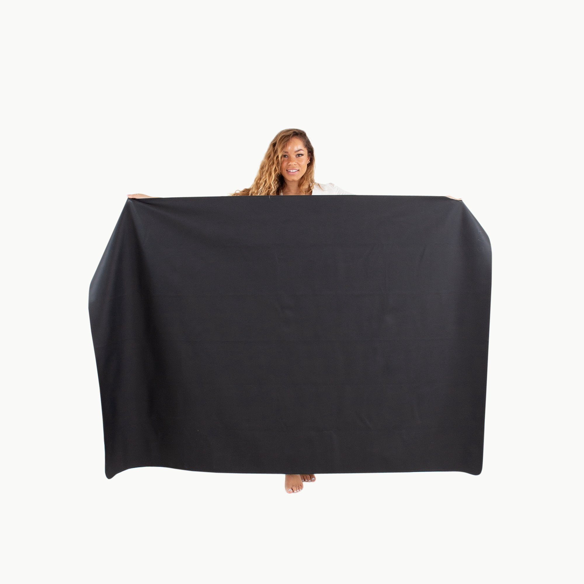Raven / 6 Foot@woman holding raven tablecloth