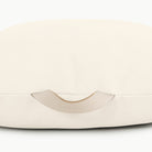 Ivory / Circle@Gathre deboss detail on the Ivory Circle Floor Cushion