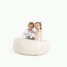 Ivory (on sale)@Kids playing with the Ivory Orb Pouf