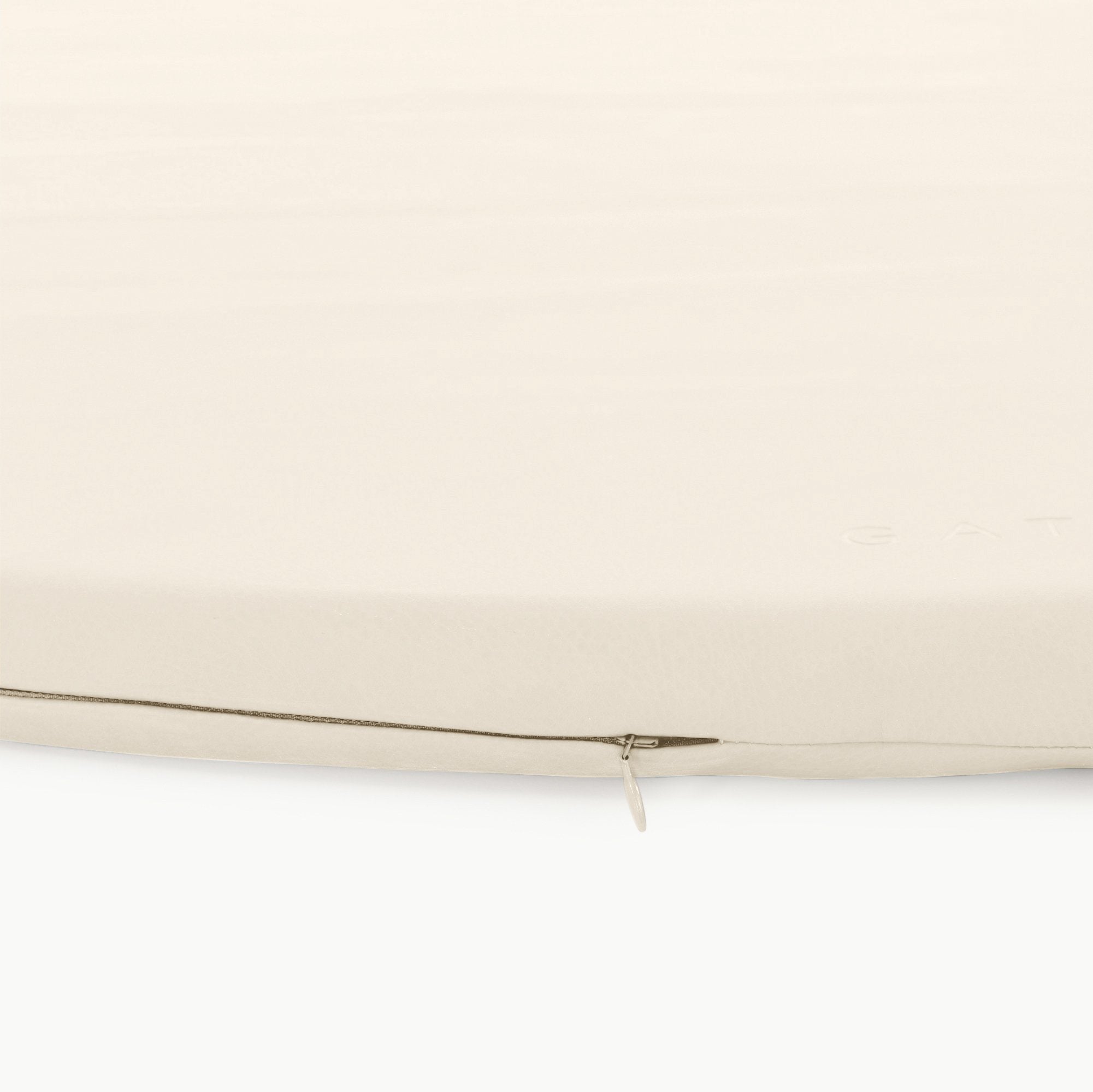 Ivory@Zipper on ivory padded midi circle