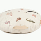 Menagerie / Circle@Gathre deboss detail on the Menagerie Mini Circle Floor Cushion