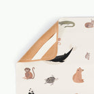 Menagerie (on sale)@Hanging tab detail on the Menagerie Midi+ Mat