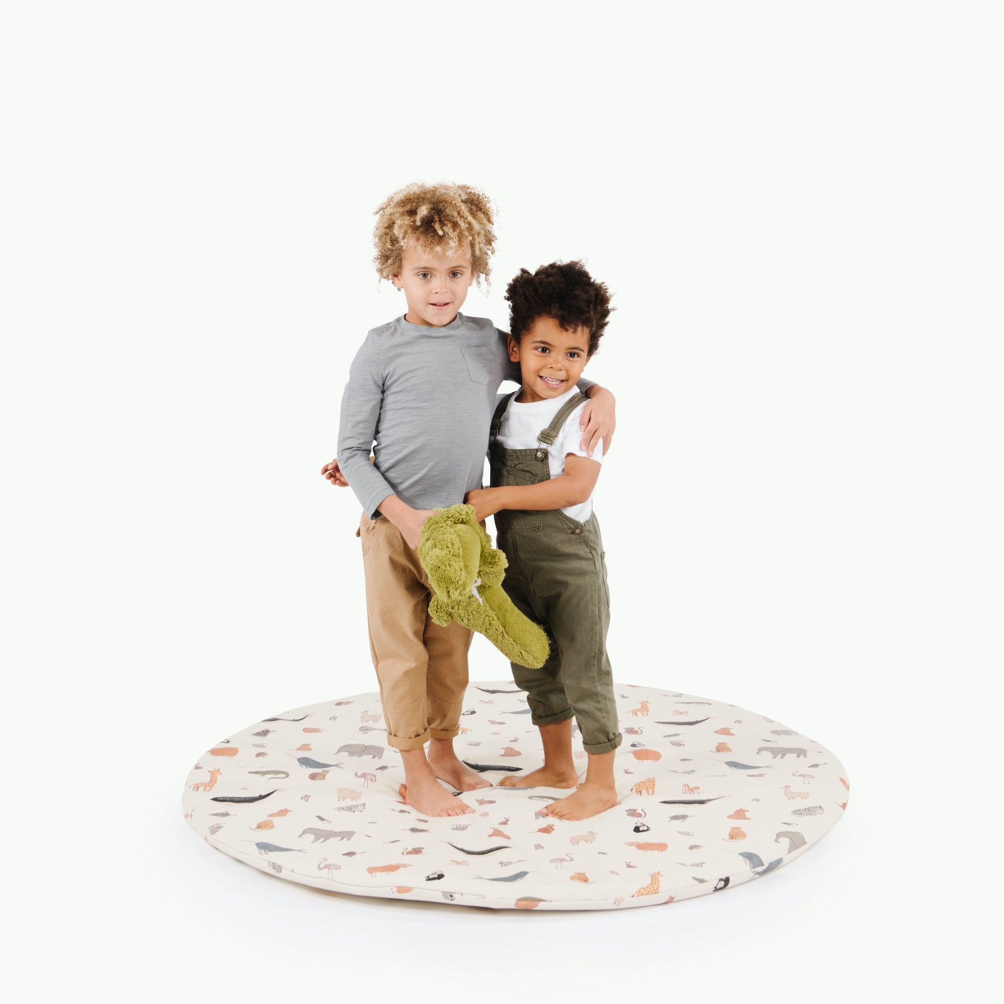 Menagerie@kids standing on Menagerie Padded Midi Circle