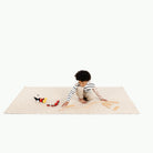 Mickey Mouse (on sale) / 6 Foot@kids playing on mickey mouse tablecloth