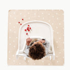 Mickey Mouse (on sale)@Overhead of kid in highchair on the Mickey Mouse Mini Mat