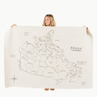 Canada Map (on sale)@Woman holding the Midi+ Canada Map