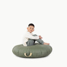 Thyme / Circle@Kid sitting on the Thyme Circle Floor Cushion