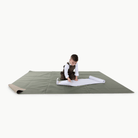 Thyme • Fog / Square@Kid playing on the Thyme/Fog Maxi Square Mat