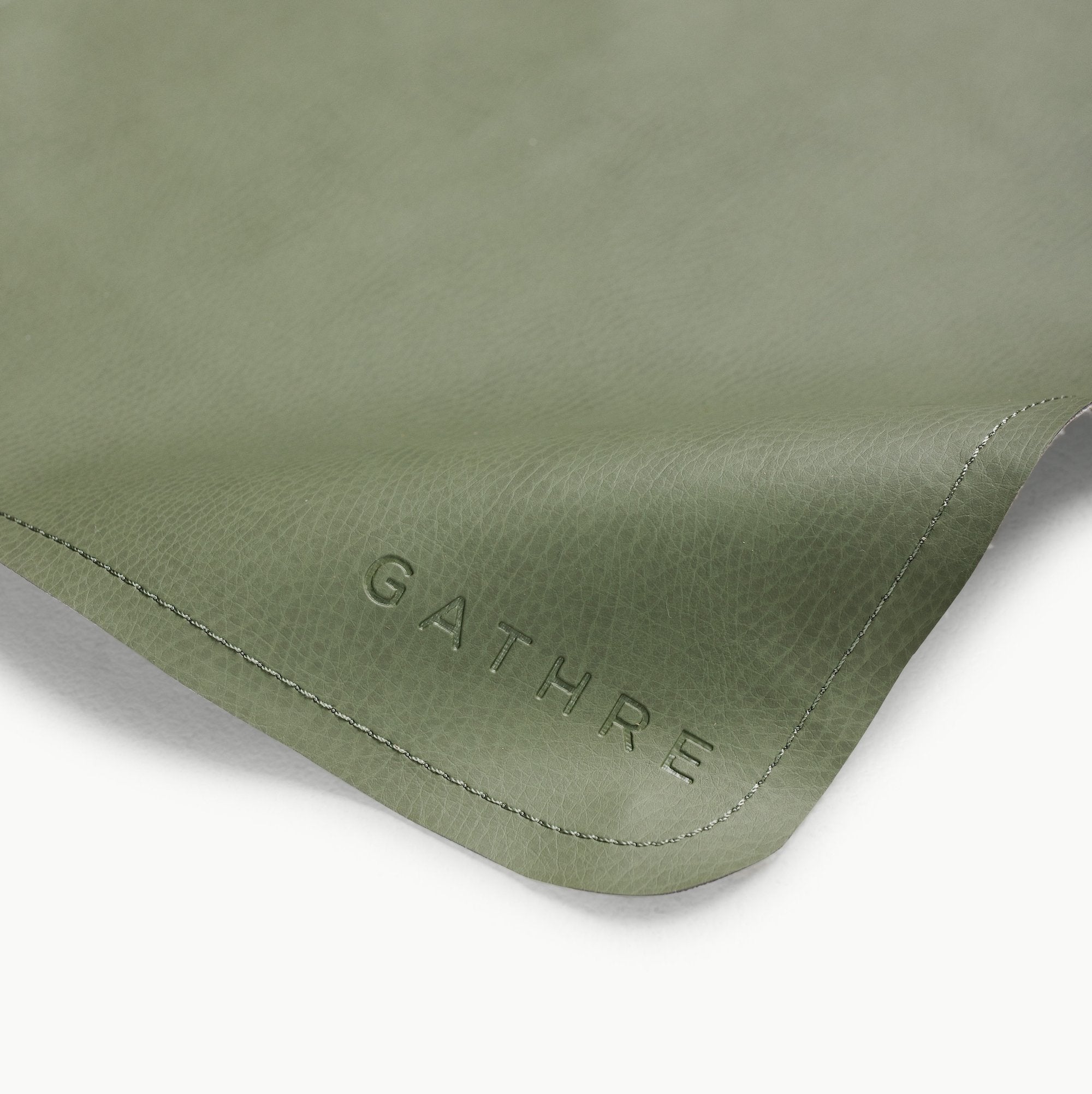 Thyme / Square@Gathre deboss on the Thyme Maxi Square Mat