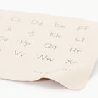 Alphabet@Gathre deboss detail on the Alphabet Micro mat