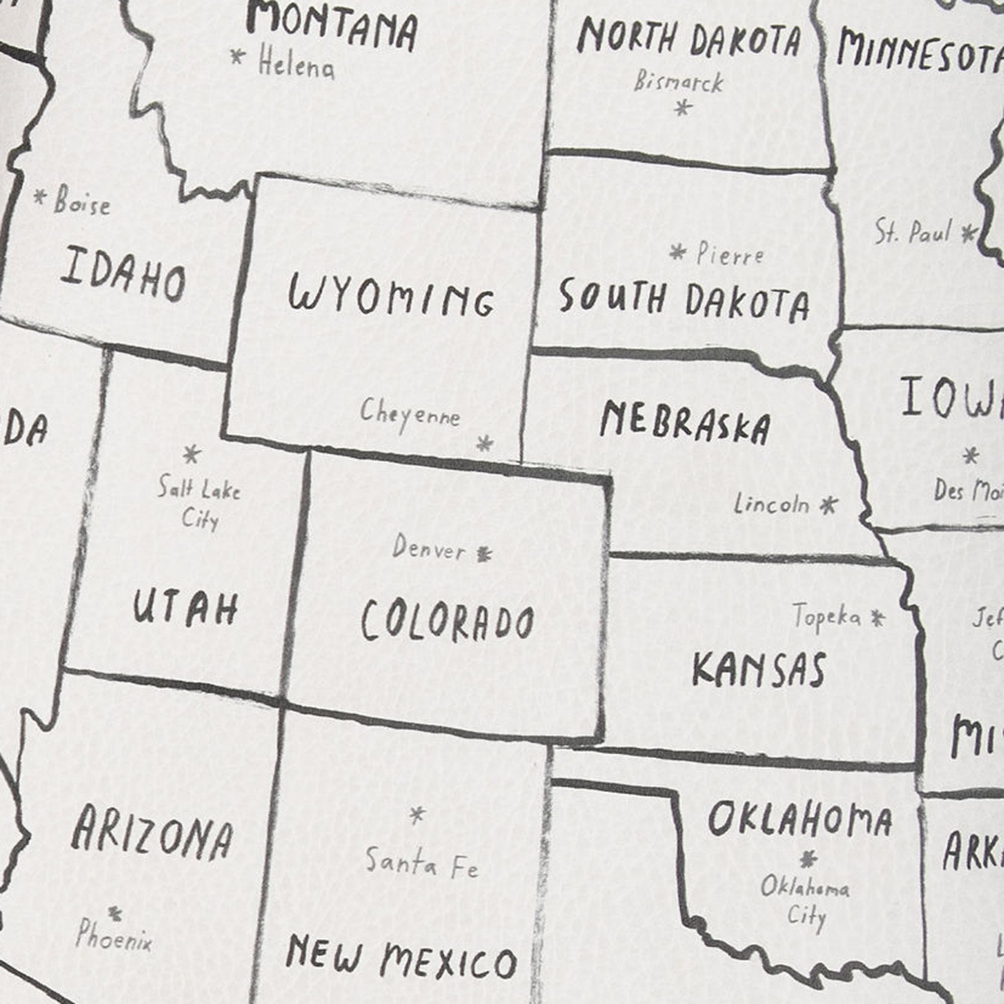 USA Map@USA Map Swatch  